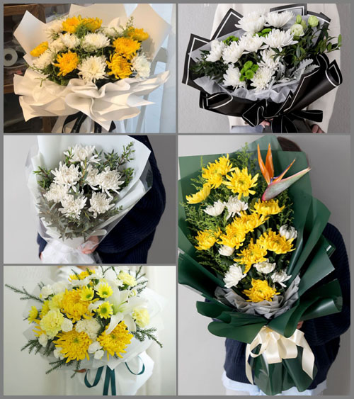 贵州毕节市赫章县河镇乡花泥村白事花束代送